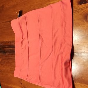 Body Central Coral Mini Skirt